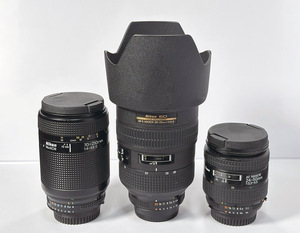 美品 Nikon ED AF-S NIKKOR 28-70mm F2.8D 他 Fマウントズームレンズ3本セット 現状品