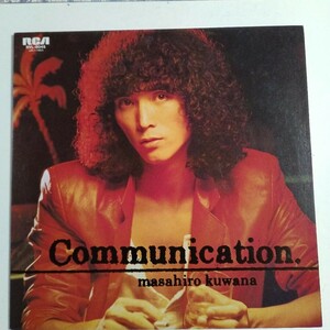 LP　Communication. 桑名正博&Tear Drops