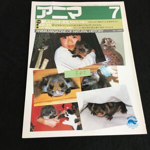 f-617 アニマ 7月号/No.149 特集新しいペット文化 株式会社平凡社 1985年発行※13