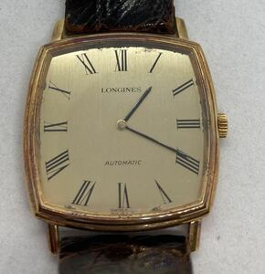 355-0151 LONGINES ロンジン 腕時計 17858534 革ベルト ブラウン 手巻き 稼働品