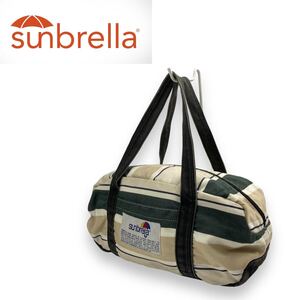 SUNBRELA サンブレラ ミニ ボストンバッグ ハンドバッグ キャンバス ベージュ系