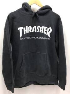 THRASHER スラッシャー スウェットパーカー プルオーバー ブラック サイズL メンズ 24102802