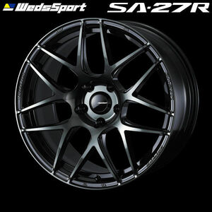 送料無料 GR86 86 BRZ WEDS ウェッズ スポーツ SA-27R WBC ウォースブラッククリア 8.5J +45 225/40R18 タイヤホイールセット