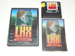 MD★LHX ATTACK CHOPPER GENESIS 海外版 端子清掃済み★箱付・説明書付・ソフト付