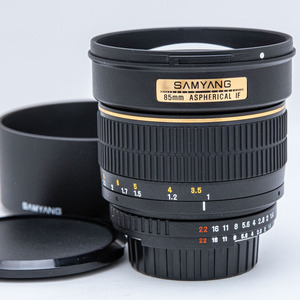 SAMYANG 85mm F1.4 ASPHERICAL IF Nikon F用　【管理番号008010】