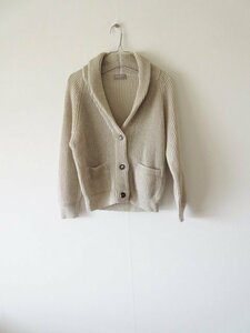 2020 MARGARET HOWELL / マーガレットハウエル 578-0164601 CHUNKY LINEN II BEIGE * カーディガン リネン