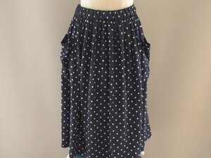 コムデギャルソンガール★スカート★ギャザースカート★フレアスカート★ドット柄★水玉模様★ＸＳ★COMME des GARCONS GIRL