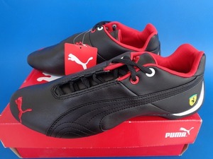 14236■新品 箱付き PUMA FUTURE CAT LEATHER SF プーマ フューチャー キャット レザー ドライビング シューズ 赤 黒 25.5 305735-01