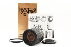 Nikon AF-S NIKKOR 24-120mmF3.5-5.6G ED VR レンズ ニコン 元箱、付属品有り　♯3100