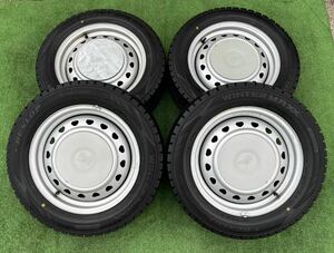 ★Carrowin 15インチ マルチホイール★DUNLOP 185/60R15 4本セット★ヤリス アクア ヴィッツ フィット グレイス キューブシビック等に A37