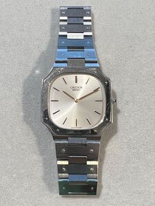 SEIKO CREDOR セイコー クレドール 9300-5070 2針 クオーツ メンズ 腕時計 電池新品