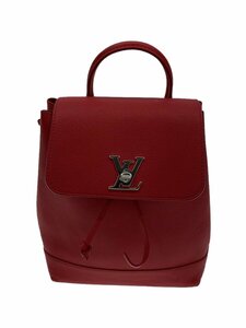 LOUIS VUITTON◆ロックミー・バックパック_RED/牛革/RED/無地/M41814