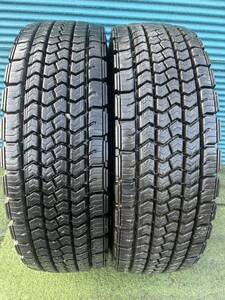 265/60R22.5 145/140J DUNLOP スタッドレス2本セット　送料込み