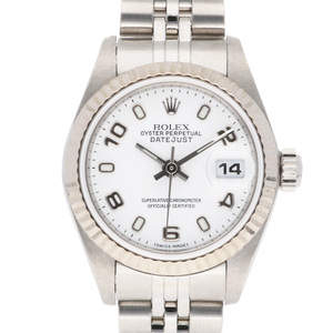 ロレックス K18WG 時計 A番 1998～1999年式 デイトジャスト ホワイトゴールド 79174 中古 美品
