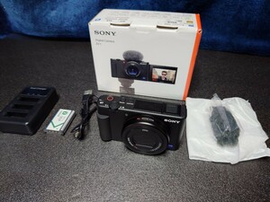 SONY デジタルカメラ ZV-1 ブラック 数回使用 キレイです。説明書欠品 中古 充電器付き VLOGCAM Vlogカメラ