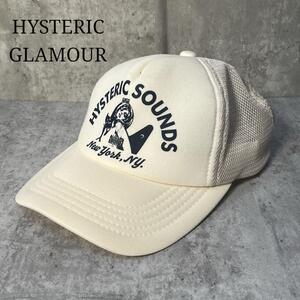 希少柄☆ HYSTERIC GLAMOUR ヒステリックグラマー HYSTERIC SOUNDS NewYork ヒスガール ベースボールキャップ 日本製 キャップ 帽子