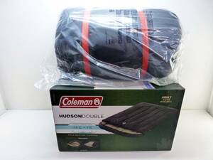 CN8455 未使用 Coleman/コールマン ハドソンダブル カーキ 2000039144 寝袋 スリーピングバッグ シュラフ 封筒型