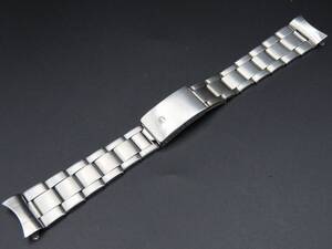 希少 1円～！ROLEX ロレックス 純正リベットブレス 7206 FF82 J3 取付幅約20mm SS 3連 ヴィンテージ メンズ 腕時計 パーツ 42