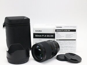 ●○【美品・元箱付】SIGMA 50mm F1.4 DG DN Art SONY カメラレンズ 標準 単焦点 ソニーEマウント シグマ ケース付○●028225009m○●