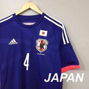 アディダス adidas サッカー 日本代表 ユニホォーム #4 本田圭佑 ブルー ～◇