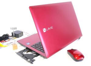 美品 NEC 日本電気 LAVIE Note Standard NS150/KAR●SSD256GB●MEM8GB●15.6HD●Cele-Max2.6GHz●Win11●Office2021Pro●Sマルチ 即使可