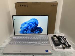 【訳あり】富士通 LIFEBOOK AH51/H3 第12世代Intel Core i7-1255U メモリ16GB+SSD512GB+DVD 15.6型FHD ノートパソコン 送料無料 N6J804