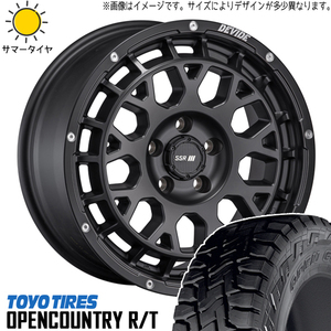 225/70R16 サマータイヤホイールセット デリカD5 etc (TOYO OPENCOUNTRY RT & DEVIDE GM 5穴 114.3)