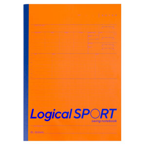 （まとめ買い）ナカバヤシ ロジカル・スポーツノート B5 30枚 オレンジ ノ-B590AOR 〔10冊セット〕