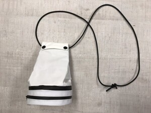 コットス KOT_SU WAFU pouch モード 上下取外し可能デザイン 2way 和風 ワフポーチ ショルダーポーチ ミニバッグ カバン 男女兼用 白