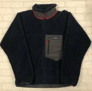 ■ patagonia パタゴニア CLASSIC RETRO-X JACKET クラシック レトロX ジャケット フリース ネイビー 23056FA22 Mサイズ ●231218