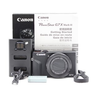 CANON PowerShot G7 X Mark III ブラック コンパクトデジタルカメラ キヤノン