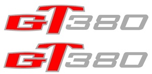 ⑦【送料無料】 GT380デカール・ステッカー＠旧車會CBX400FZ400GPZ400FXGPZ400FGS400GT380CBR400FXJ400音職人