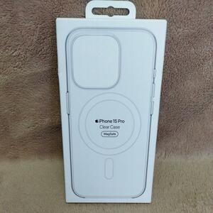 新品 Apple MT223FE/A iPhone 15 Pro_クリア Apple MagSafe対応iPhone 15 Proクリアケース 
