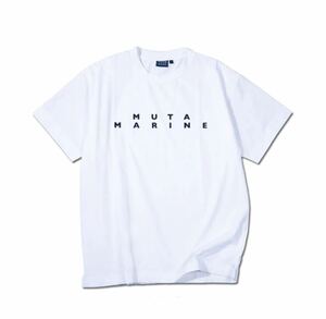 【美品】ムータマリン スリーブ切替 Tシャツ muta ムータTシャツ ホワイト