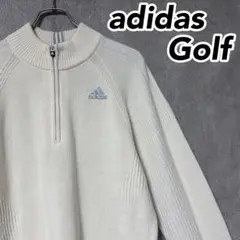 adidasGolf アディダスゴルフ ウール混 フルジップ ニット ゴルフ