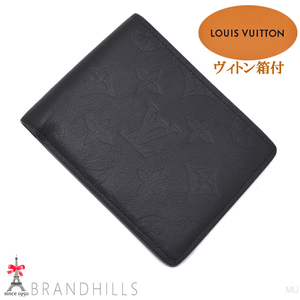 ルイヴィトン 財布 二つ折り ポルトフォイユ ミュルティプル モノグラム シャドウ 札入れ M62901 LOUIS VUITTON ほぼ未使用