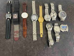 CT7135　DIESEL/swatch/dw/MARSHAL/CYMA/SEIKO/CASIO/など　11点まとめ