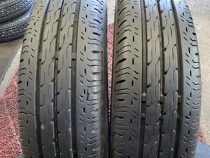 パF5397②■145/80R12 80/78N LT　2本のみ　BRIDGESTONE Ecopia R680　送料無料 夏 ’16年 8分山 エブリイ キャリィ ハイゼット サンバー