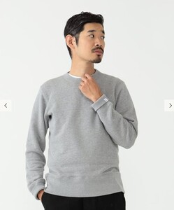 【別注】BEAMS PLUS x LOOPWHEELER / Athletic Sweat Crew Neck / ビームス　ループウィラー