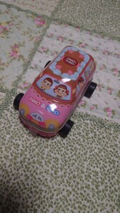 ペコちゃん ポコちゃん　ミニバン缶　ペコカー　車　2012年 不二家　缶　小物入れ