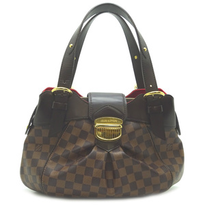 ［飯能本店］LOUIS VUITTON LV ルイ・ヴィトン システィナ PM N41542（廃番） ショルダーバッグ ダミエ エベヌ（ブラウン系） DH78973