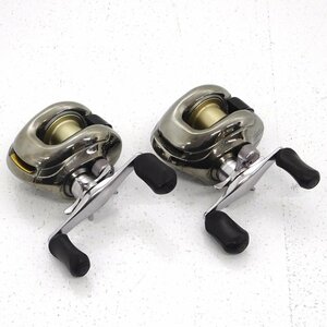 ★ジャンク★シマノ スコーピオン アンタレス RH221 ベイトリール 左ハンドル 2点セット（SHIMANO/Scorpion/ANTARES/釣具）★【FS085】