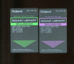 Roland SOUND LIBRARY SN-U110-02 / 03/ 04 /05 /06 計5枚　現状品