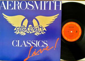 良品　Aerosmith　エアロスミス　Classics Live　1986年 US盤 LP レコード　：　Dream On　Sweet Emotion　