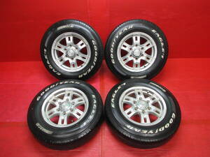 KAZERA HEPER 社外15インチホイール 4本 6J +44 6H 139.7 EAGLE NASCAR 195/80R15 107/105L LT 日産 キャラバン NV350 ホワイトレター