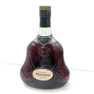 ●O004-W13-1787 】Hennesy ヘネシー X.O ブランデー 金キャップ グリーンボトル COGNAC コニャック 700ml 40% 未開栓