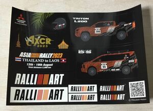 ★ASIA CROSS COUNTRY RALLY 2023ステッカー★