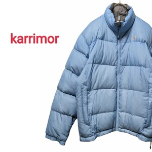 karrimor カリマー ダウンジャケット ダウン90% フェザー10% 水色ライトブルー Lサイズ