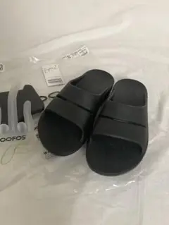 OOFOS OOahh Black 26cmウーフォス リカバリーサンダル