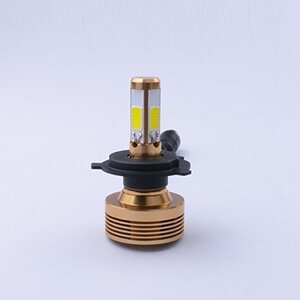 送料無料！ COBチップ搭載 360度発光 ４個超高輝度 9～32V車用LEDヘッドライトH4 TｈｅOｎｅ Hｉ／Lｏ 切り